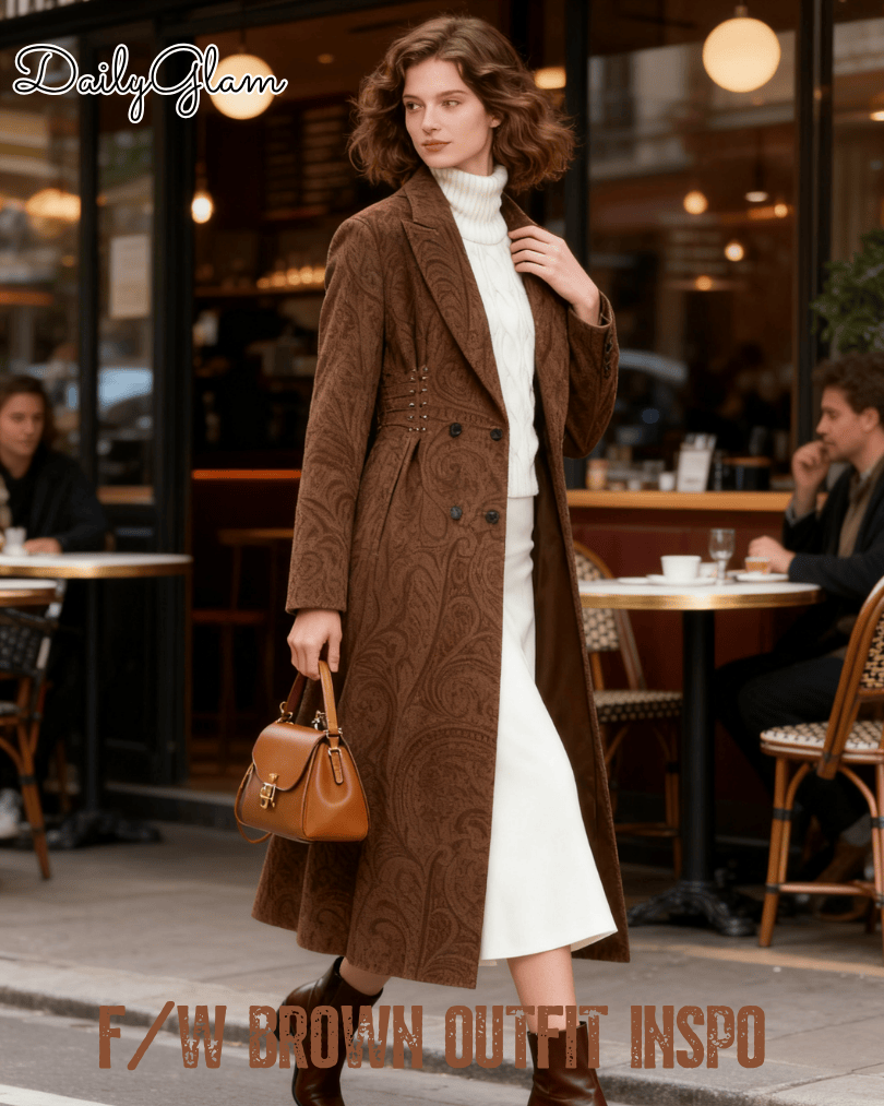 brown and beige outfit ideas