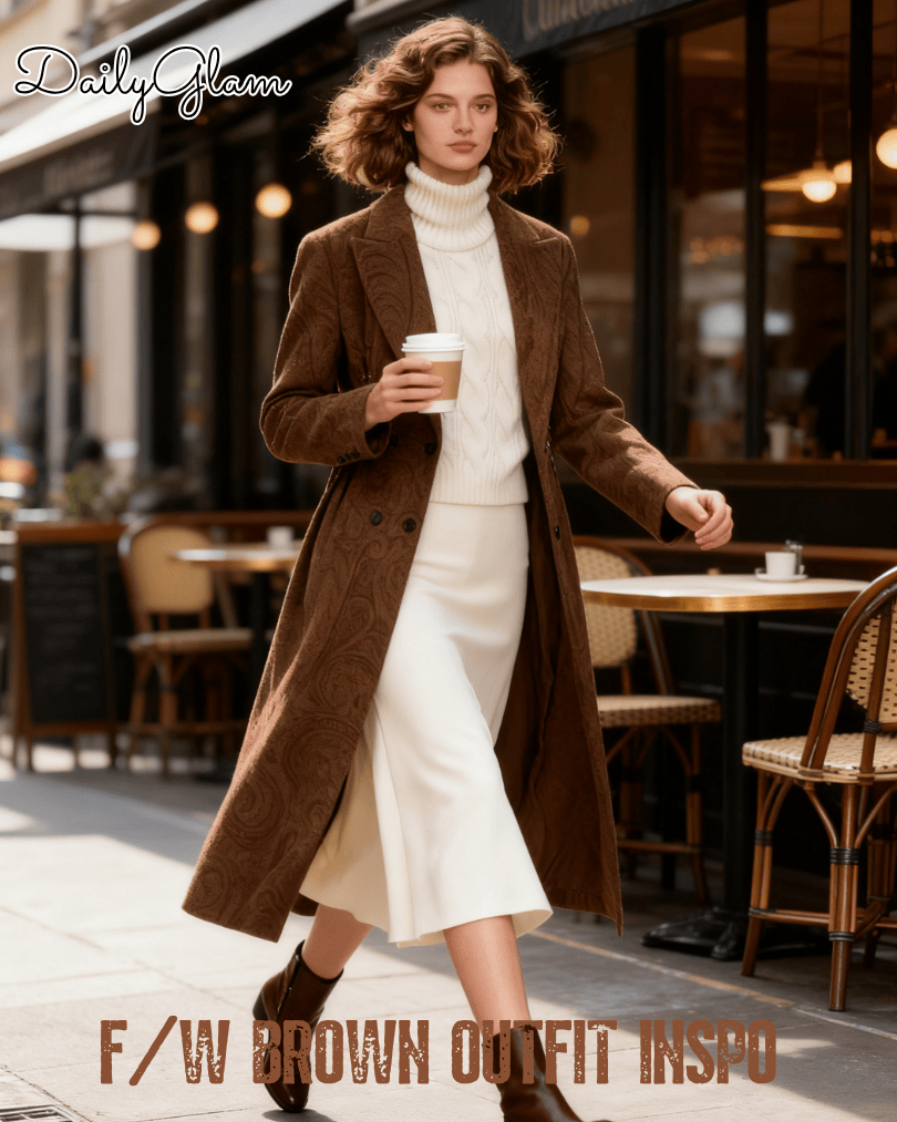camel coat outfit