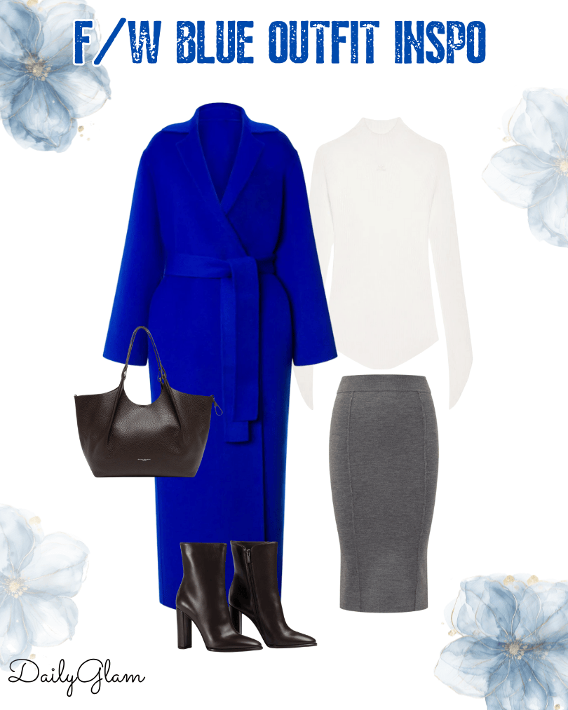 Blue Elegance with Clean Lines