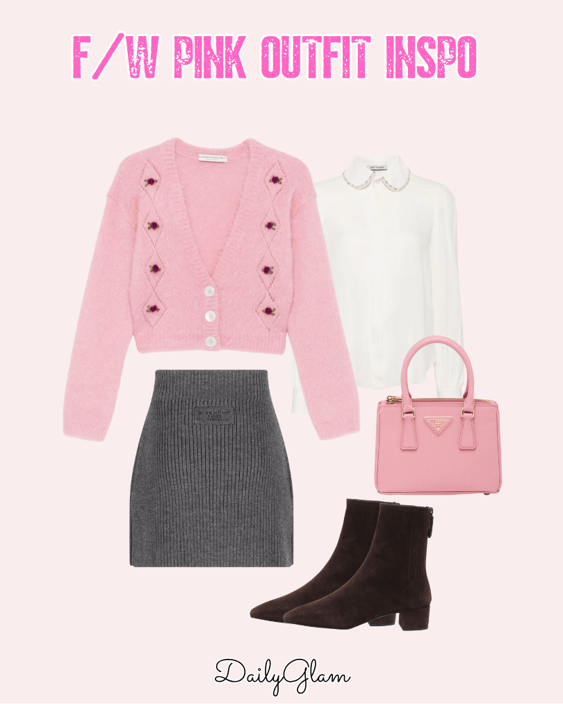 pink winter outfits