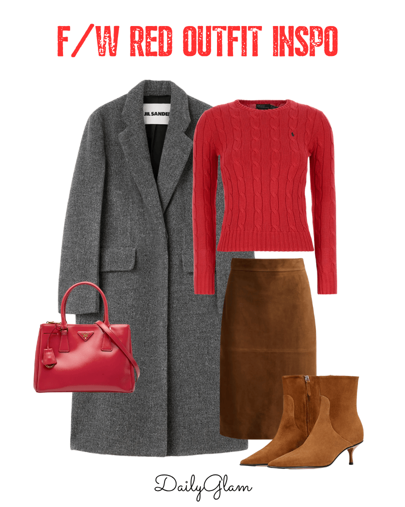 wine red fall outfit