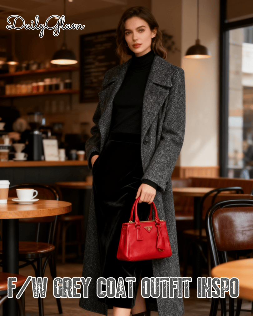 what to wear with a gray coat