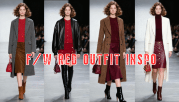 red outfit ideas fall winter