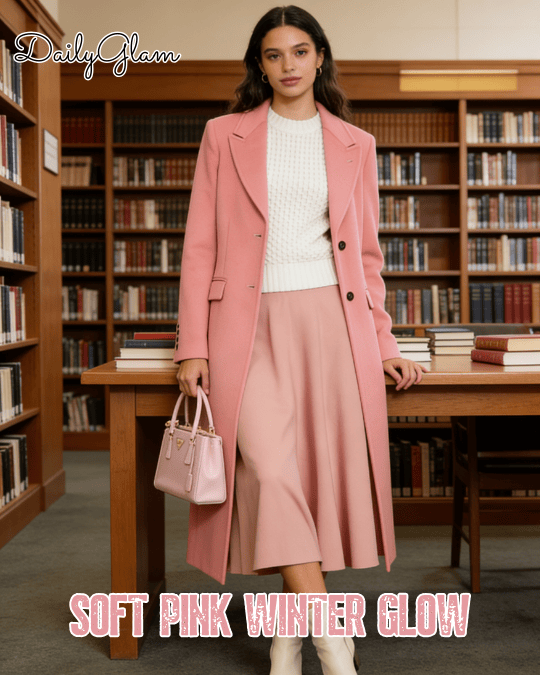 creamy off-white skirt winter