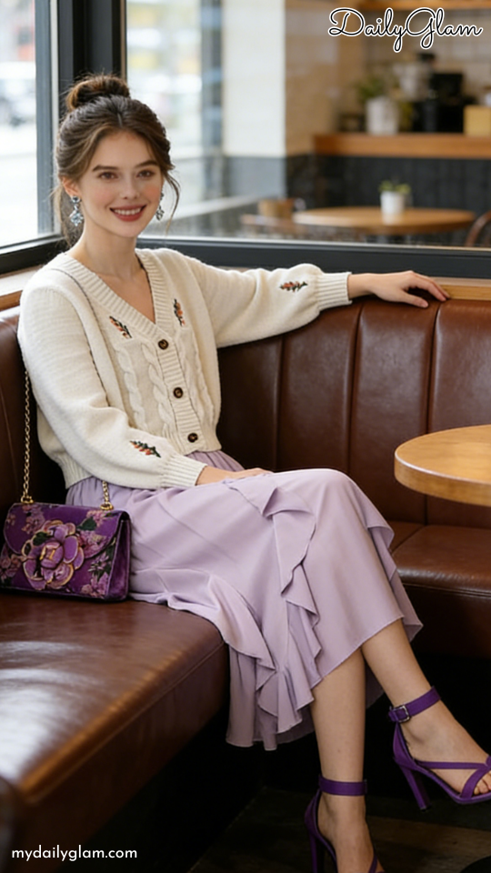 soft girl winter outfit