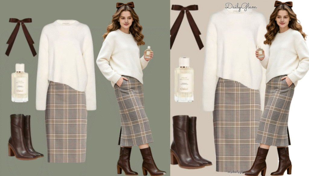 Fall Winter Cozy Commuter Outfit