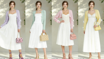 soft girl white dress outfit