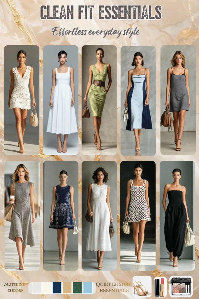 Clean Fit Style Guide 2026 | Timeless Quiet Luxury Clean Fit Dresses ...