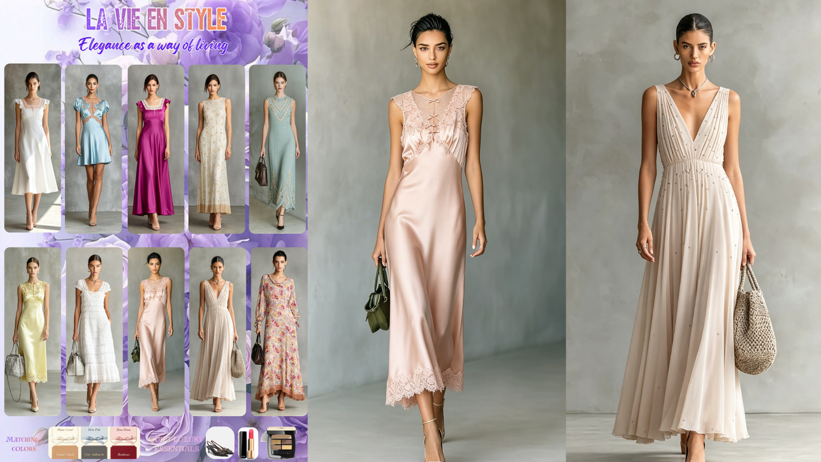 French elegance dresses