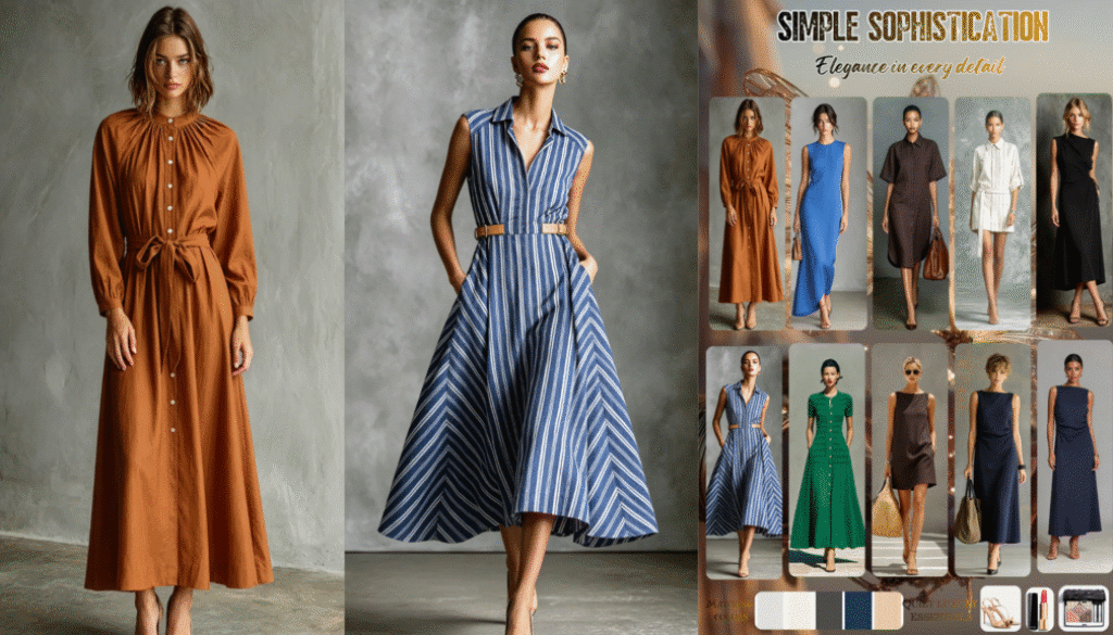 minimalist chic dresses