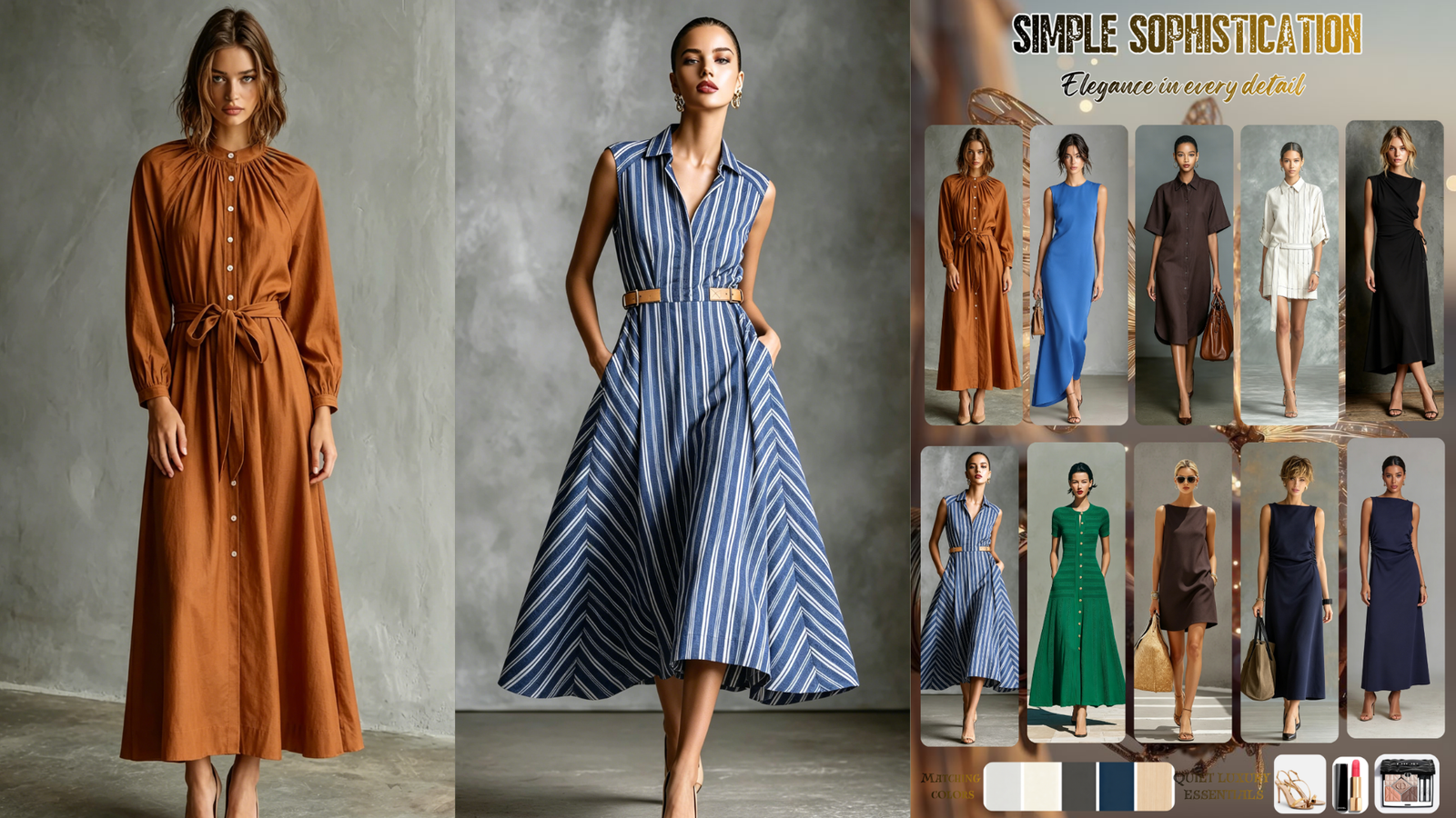 minimalist chic dresses