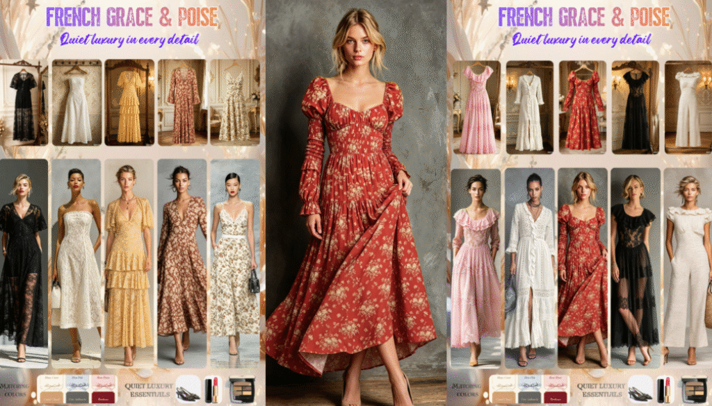 French elegance dresses