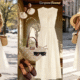 French elegance white dress