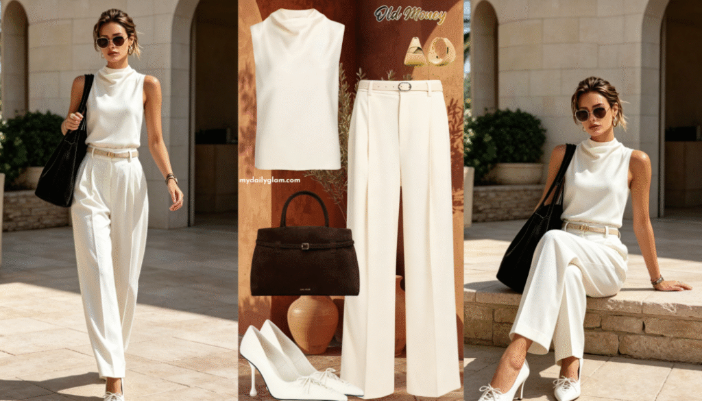 old money neutral outfit