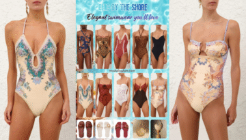 chic one-piece swimwear