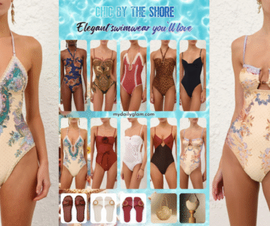 chic one-piece swimwear