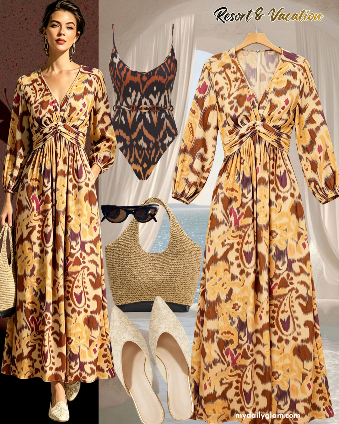 resort wear maxi dress