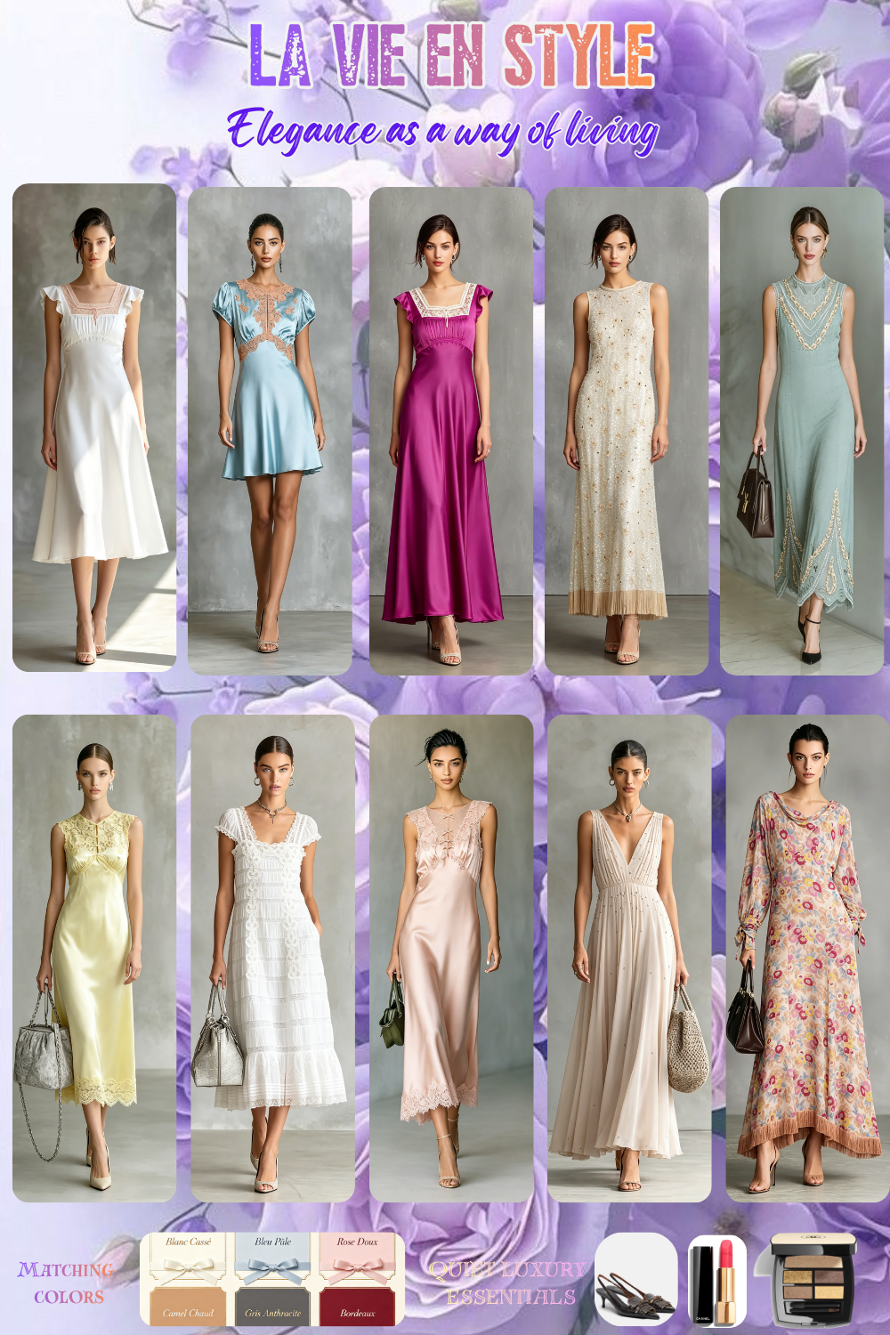 French elegance dresses