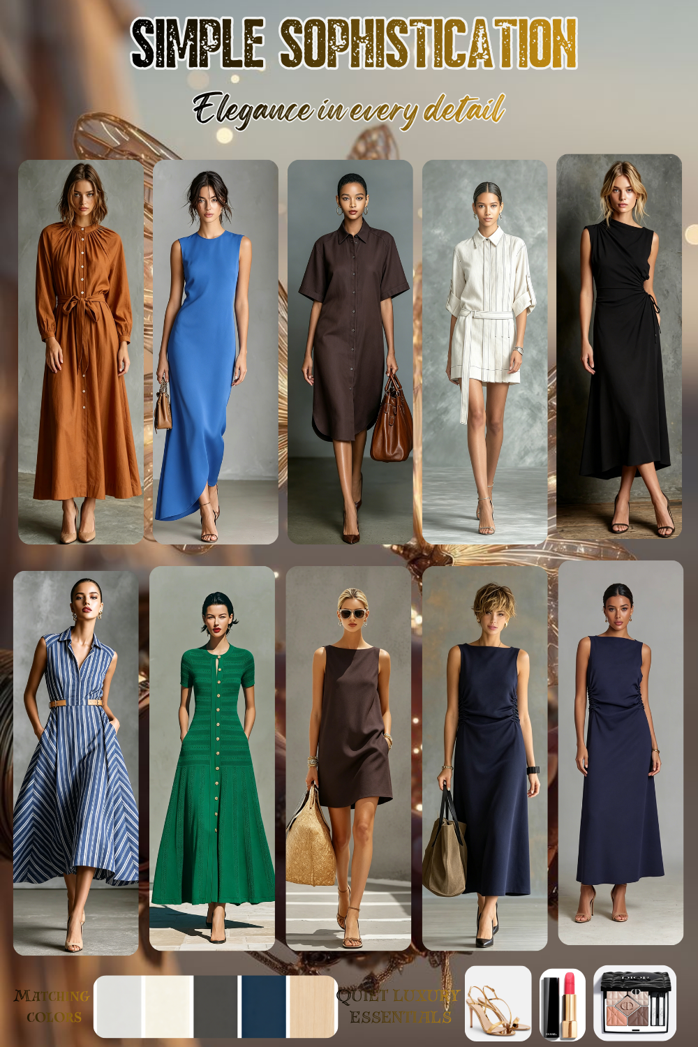 minimalist chic dresses