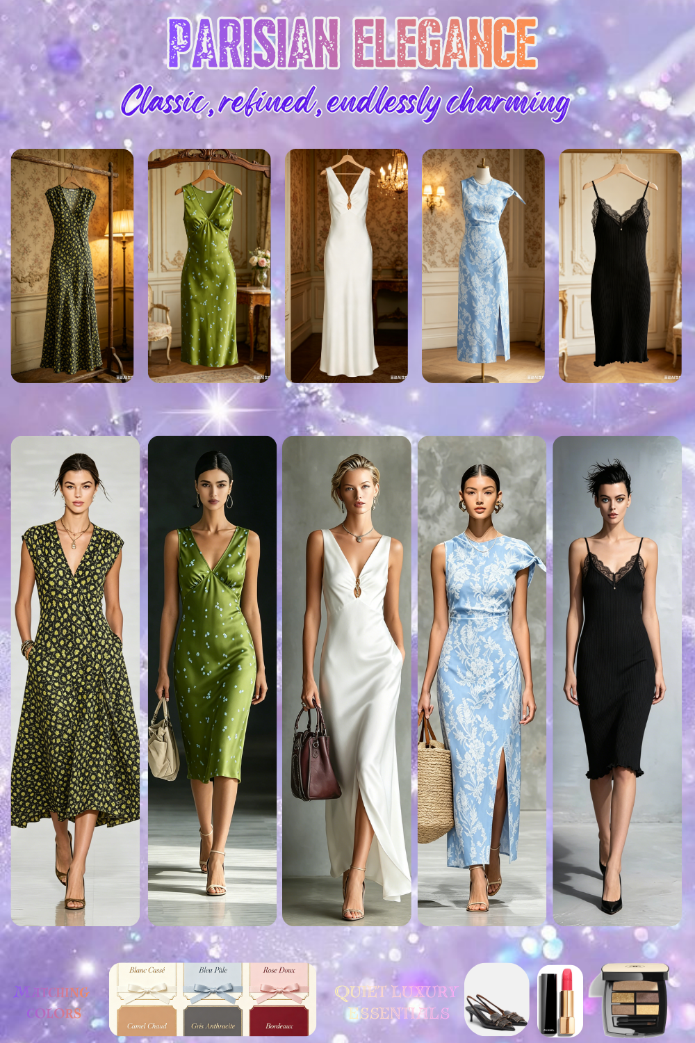 Parisian elegance dresses