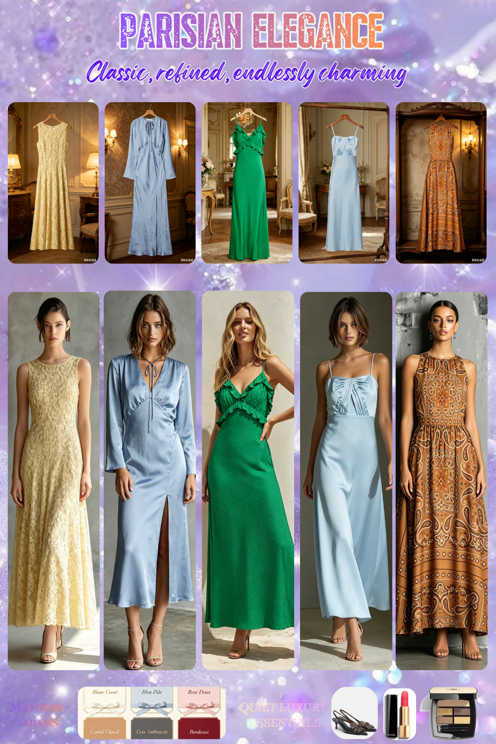 Parisian elegance dresses