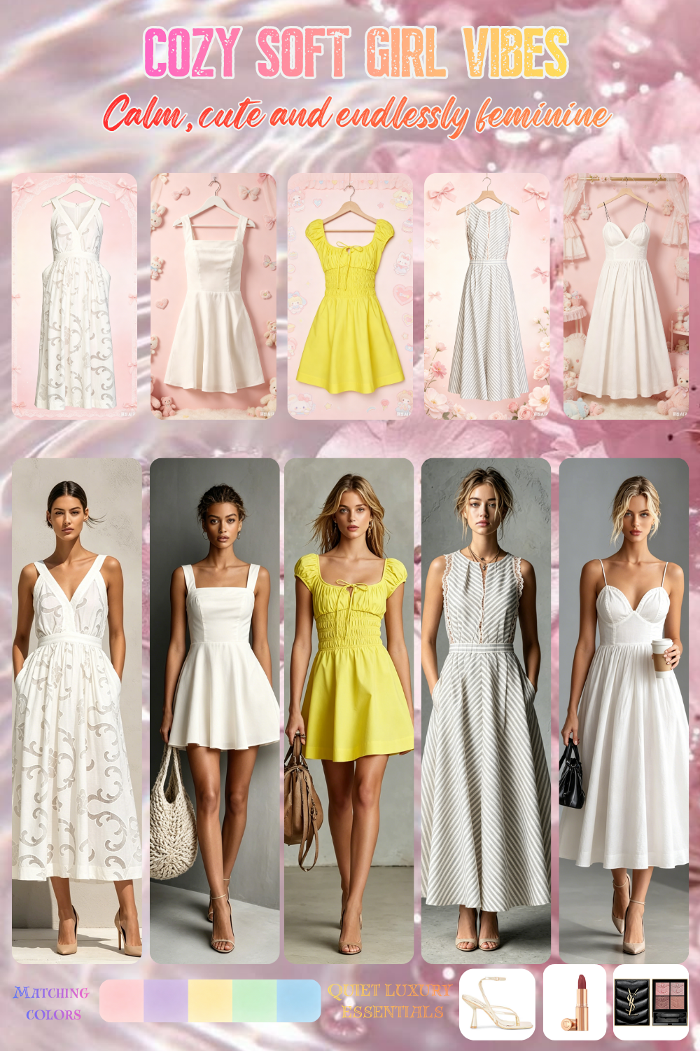 soft girl aesthetic dresses