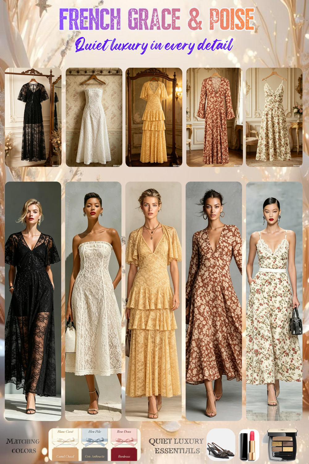 French elegance dresses
