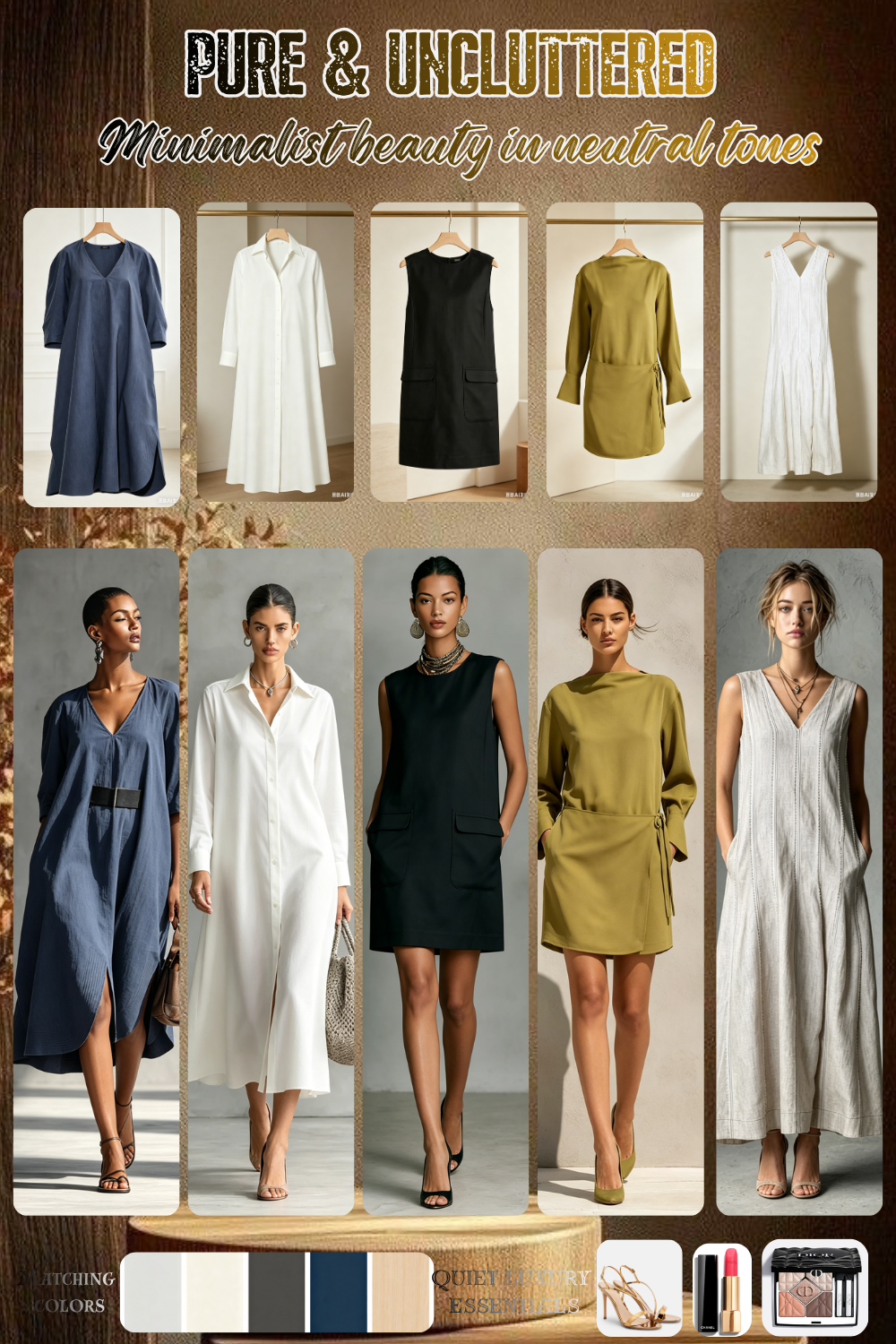 minimalist chic dresses