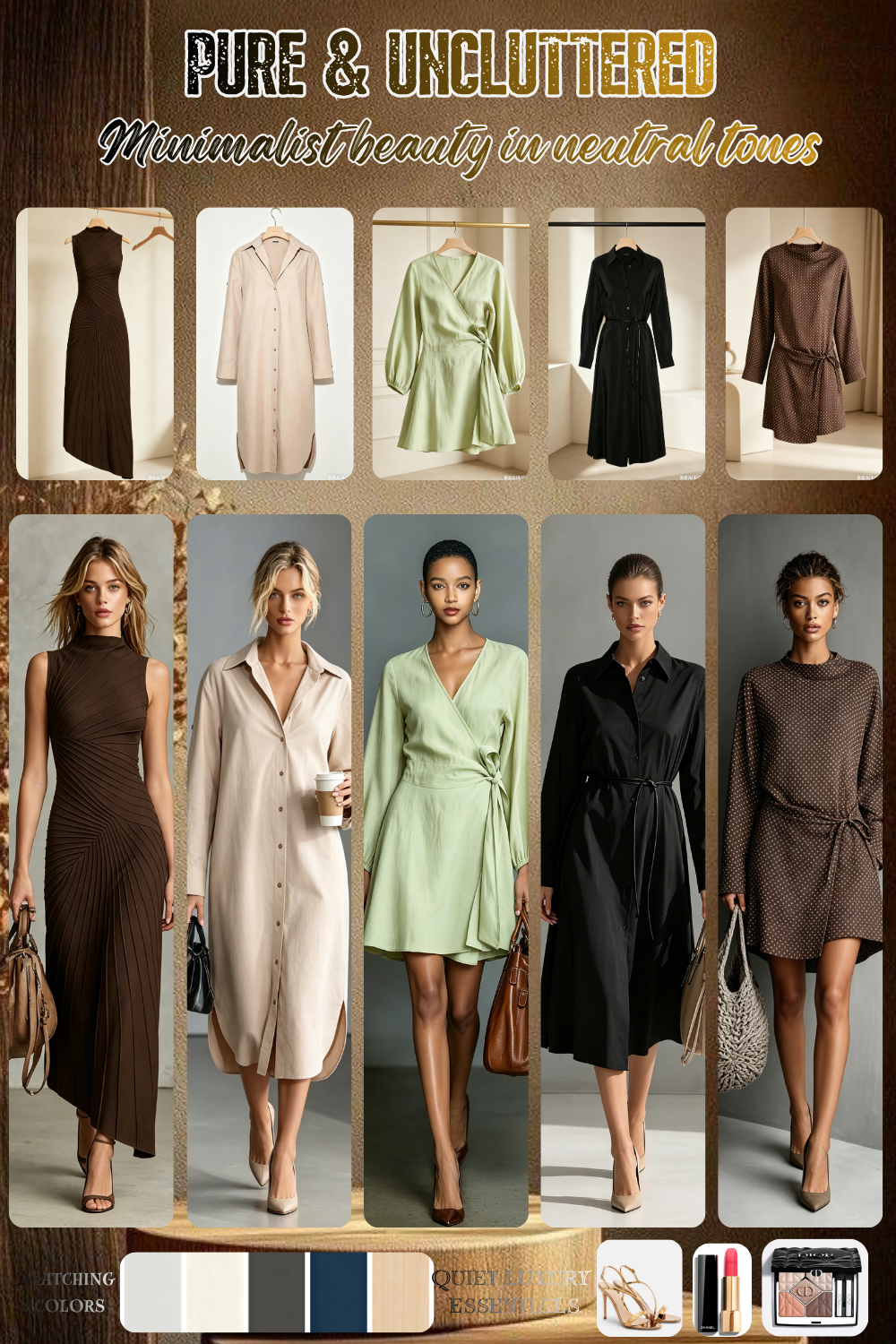 minimalist chic dresses