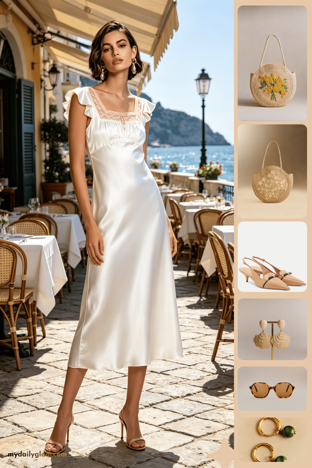 brunch-ready white dress