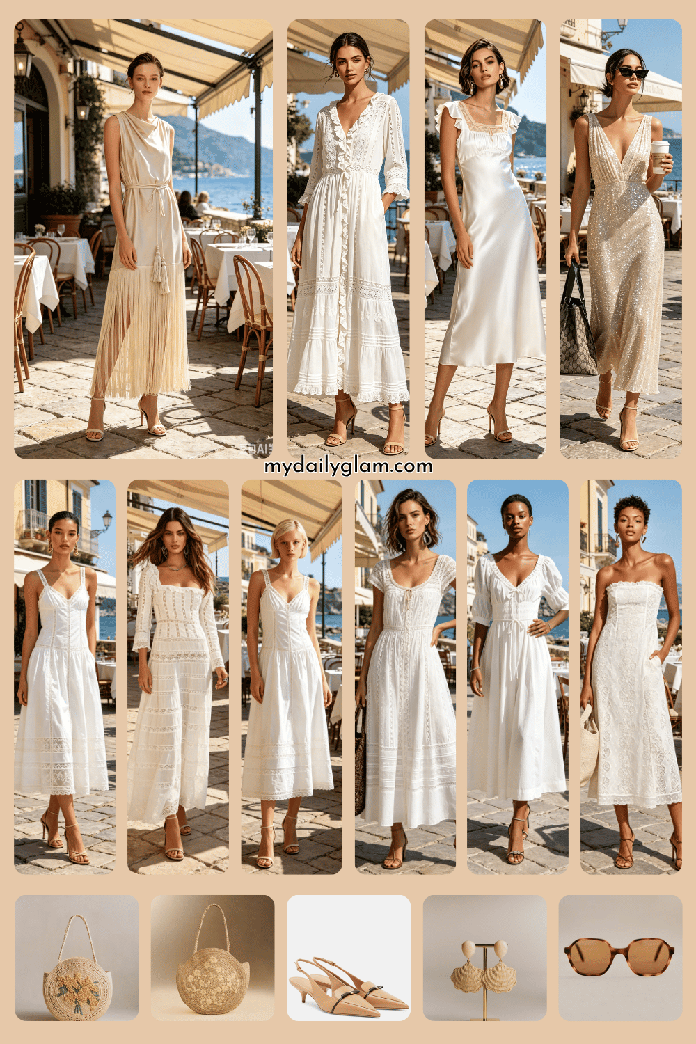 chic brunch white dress