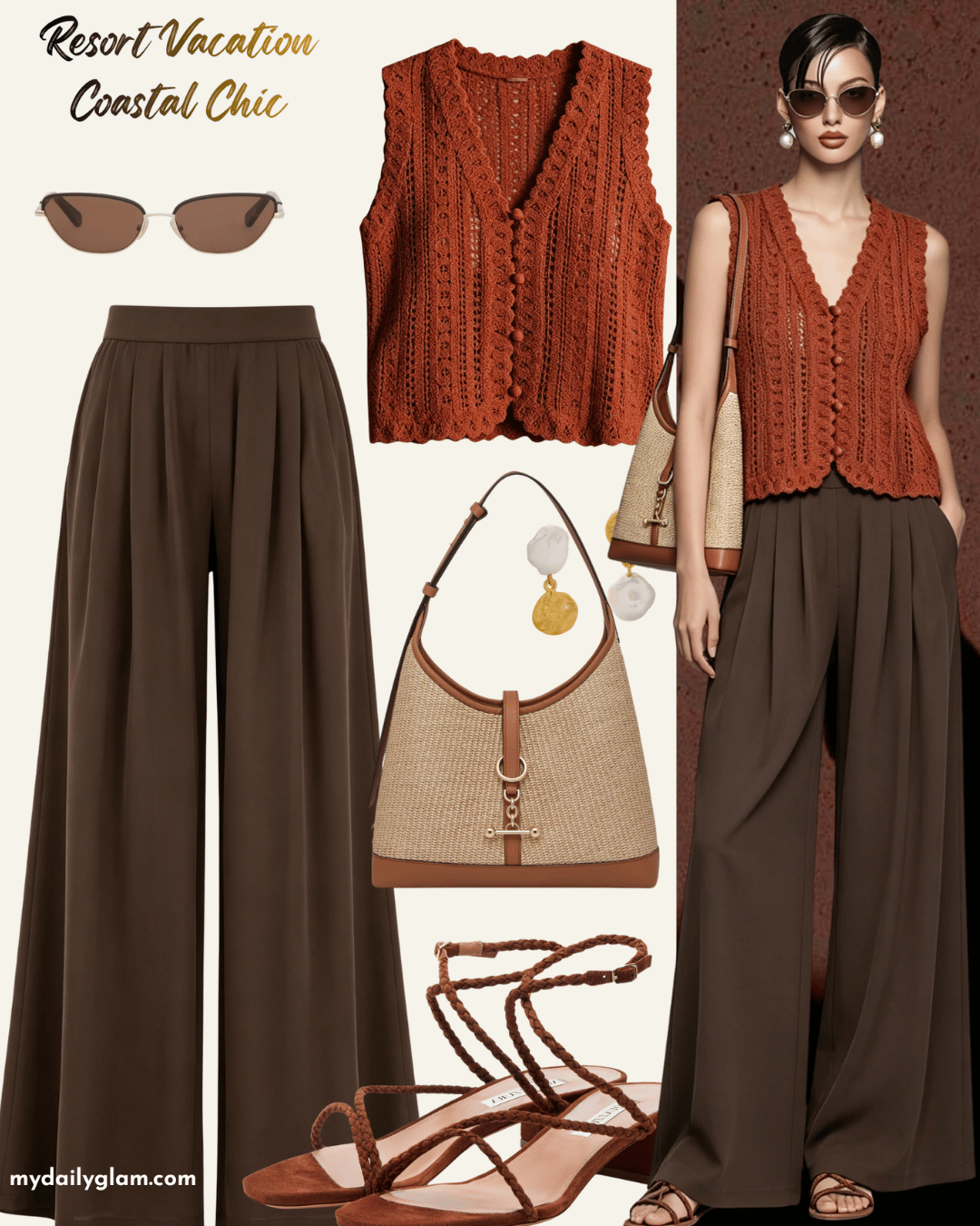 neutral linen pants outfit ideas