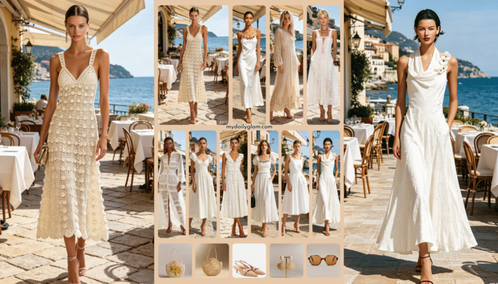 summer brunch white dress