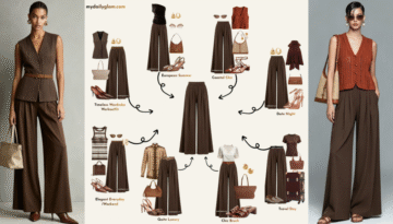 chocolate linen pants summer