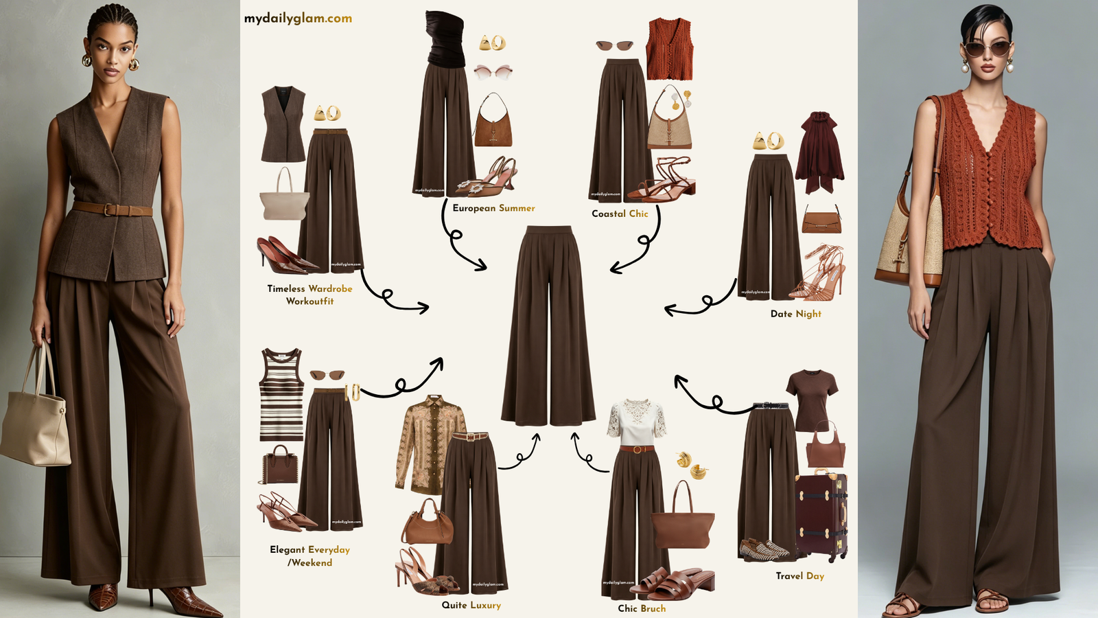 chocolate linen pants summer