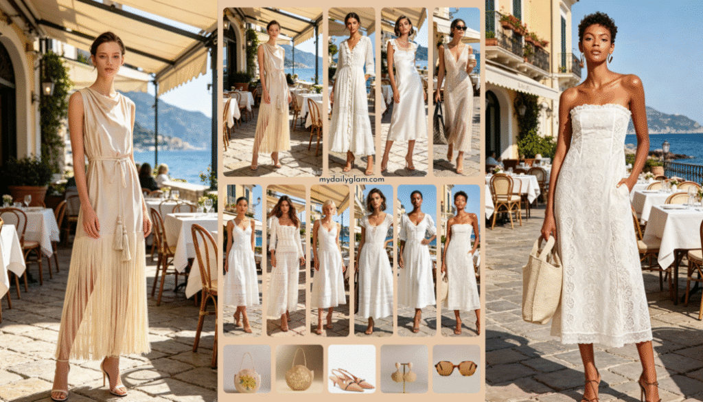 chic brunch white dress