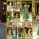 green summer vacation dress