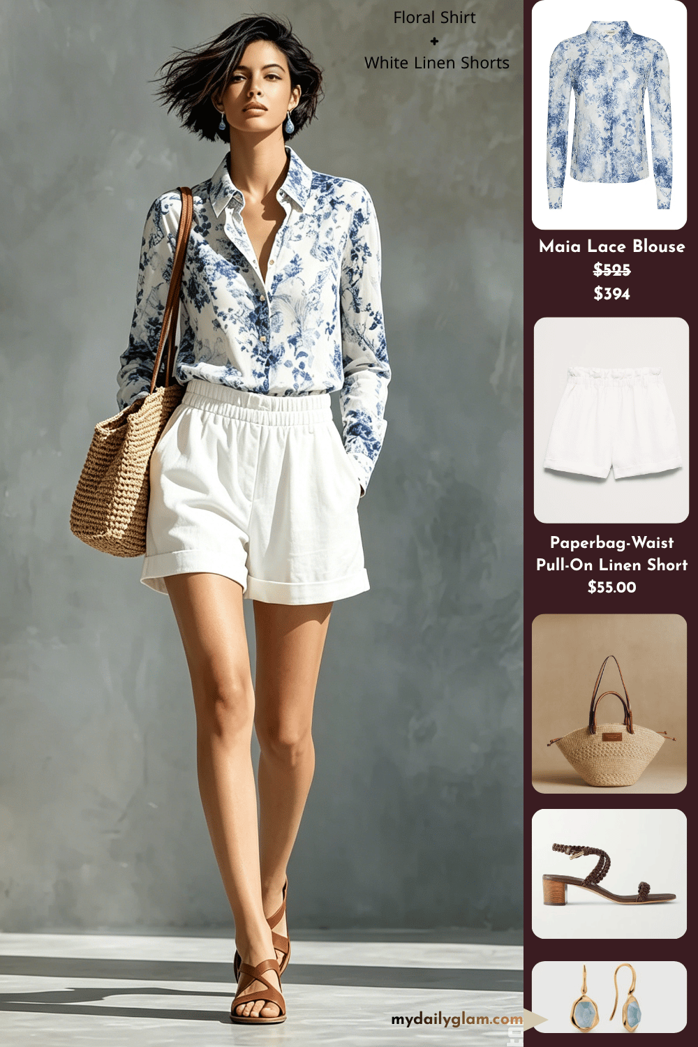 Summer Floral Shirt Outfits