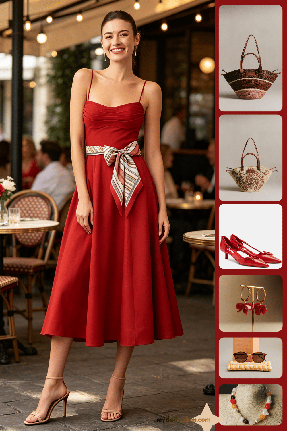 romantic red evening dressromantic red evening dress