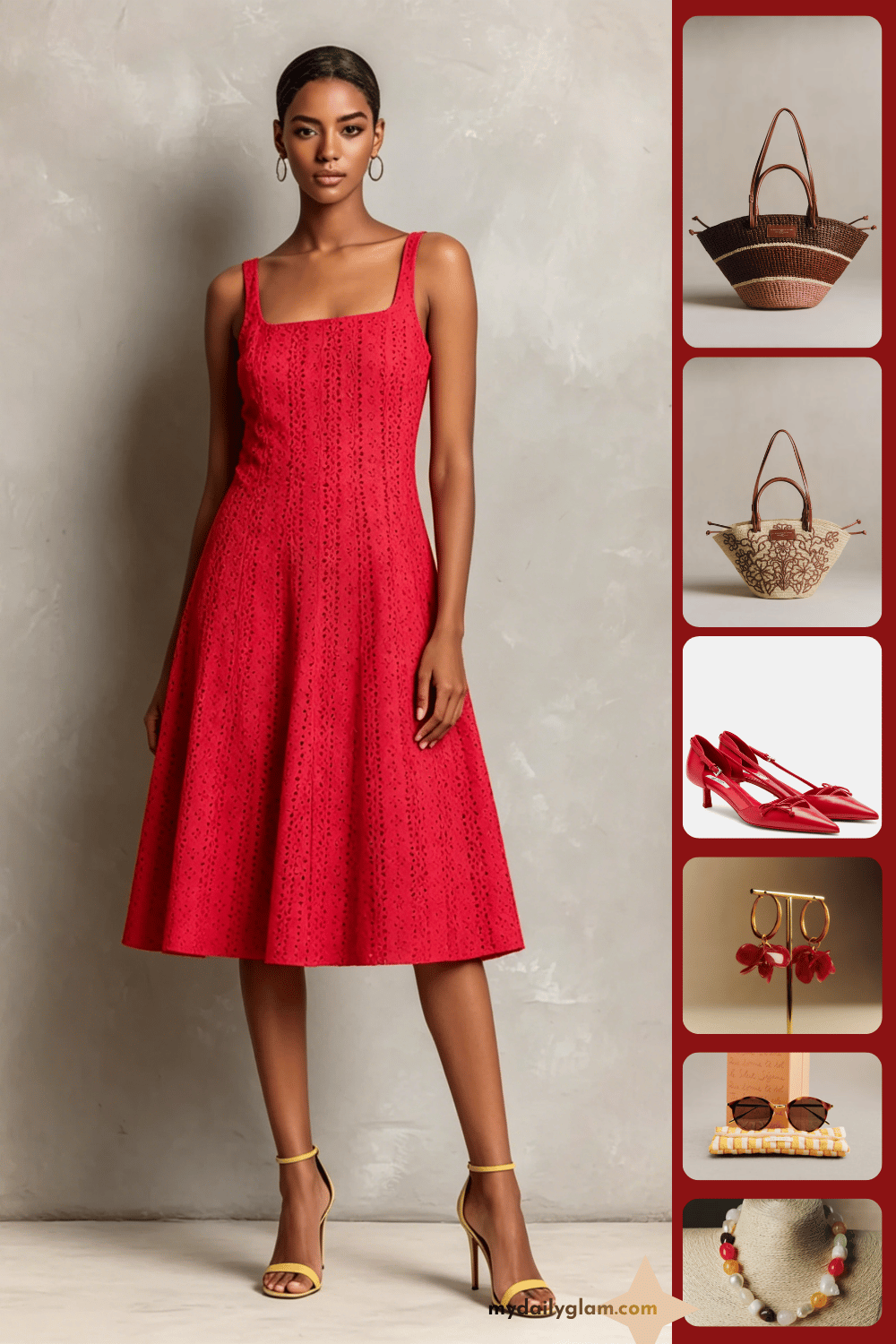 confidence-boosting red date night dress