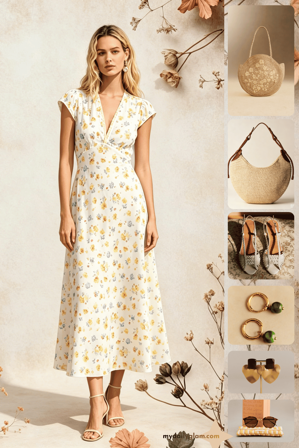 feminine French elegance dress
