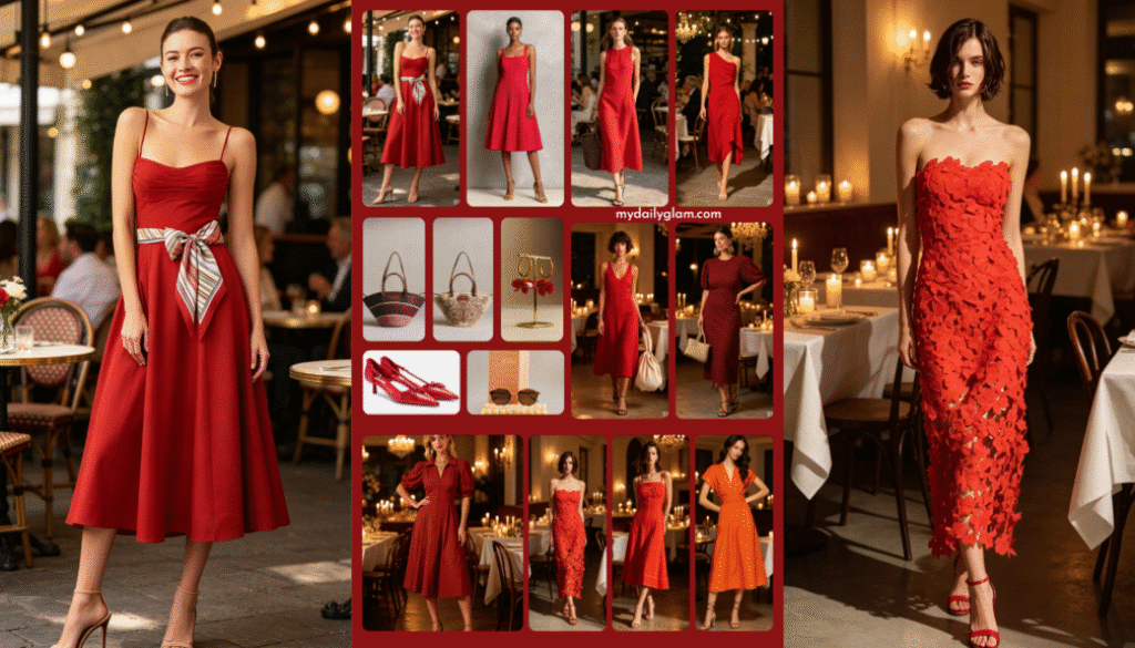 confidence-boosting red date night dress