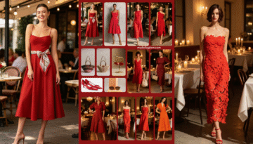 confidence-boosting red date night dress