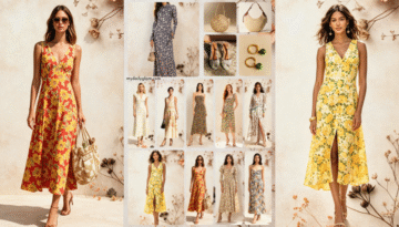 French floral print dress