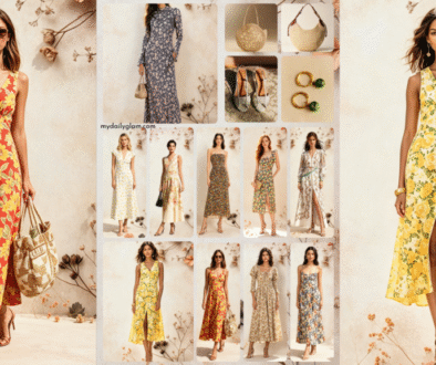 French floral print dress