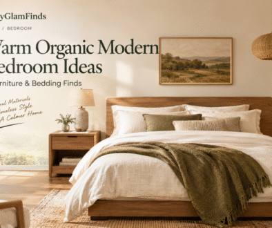 warm organic modern bedroom
